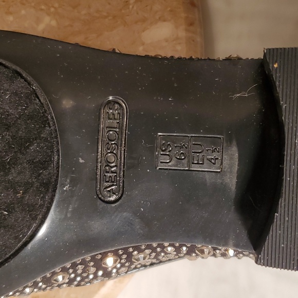 BEDAZZLED AEROSOLES LOAFERS - Picture 6 of 8